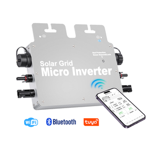 800w 600 מגביל כוח microinverter עמיד למים מחבר wifi יחיד תלת פאזי עבור חיבור רשת סולארית מיקרו inverter