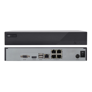 Superlive artı mobil uygulama 4CHs POE NVR OEM VCA fonksiyonu ile 1 SATA HDD yuvaları ağ Video kaydedici