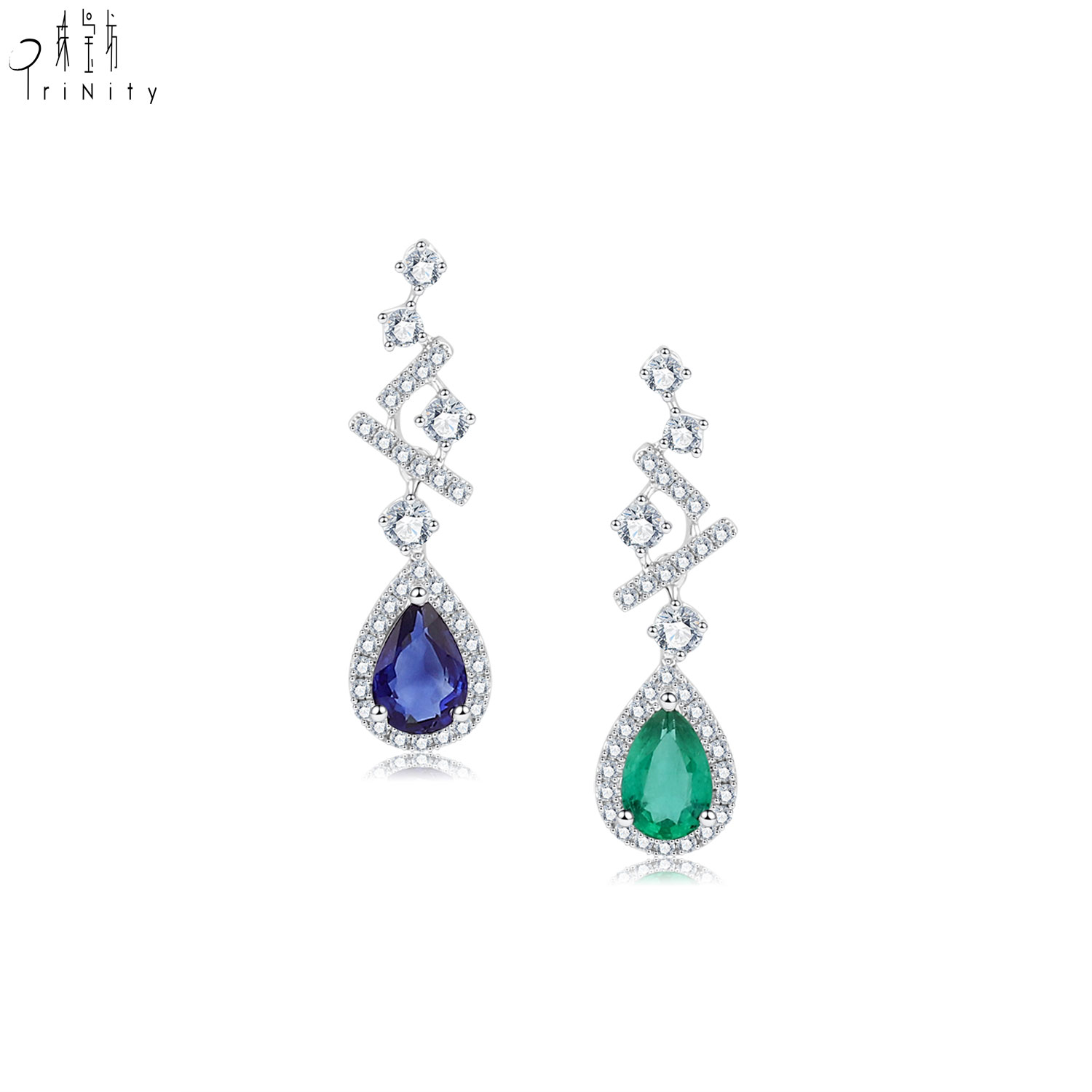 18K White Gold