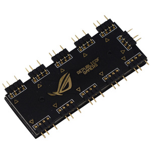 New Arrival RGB AURA SYNC Fan HUB <strong>Computer</strong> 5V-12V Optional 4PIN RGB 3PIN ARGB HUB Lighting <strong>Control</strong> <strong>Computer</strong> Accessories - Product Image 3