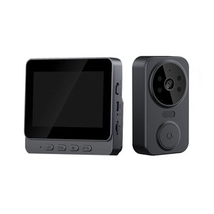 Sistema de videoportero IP HD de 4,3 pulgadas con anillo de timbre con cable de visión nocturna para uso doméstico y de apartamento