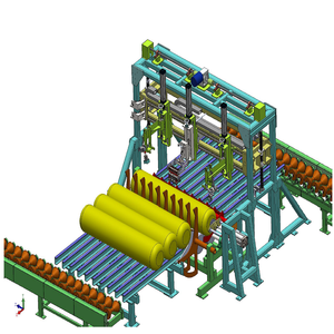 Equipo de prueba ultrasónico electrónico de alta potencia completamente automatizado para cilindros de gas Máquina integral para inspección