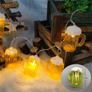 2M 20led Timer Batterie betriebene Weihnachts schnur Fee Girlande Bierkrug Blüten Winzige Hummer hängende Saiten LED Licht - Product Image 2