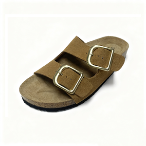 2026 Trend Vrouwen Kurk Softy Sandalen Platte Slippers Voor Dames Heren Kurk Sandalen Groothandel Birken Schoenen - Product Image 3