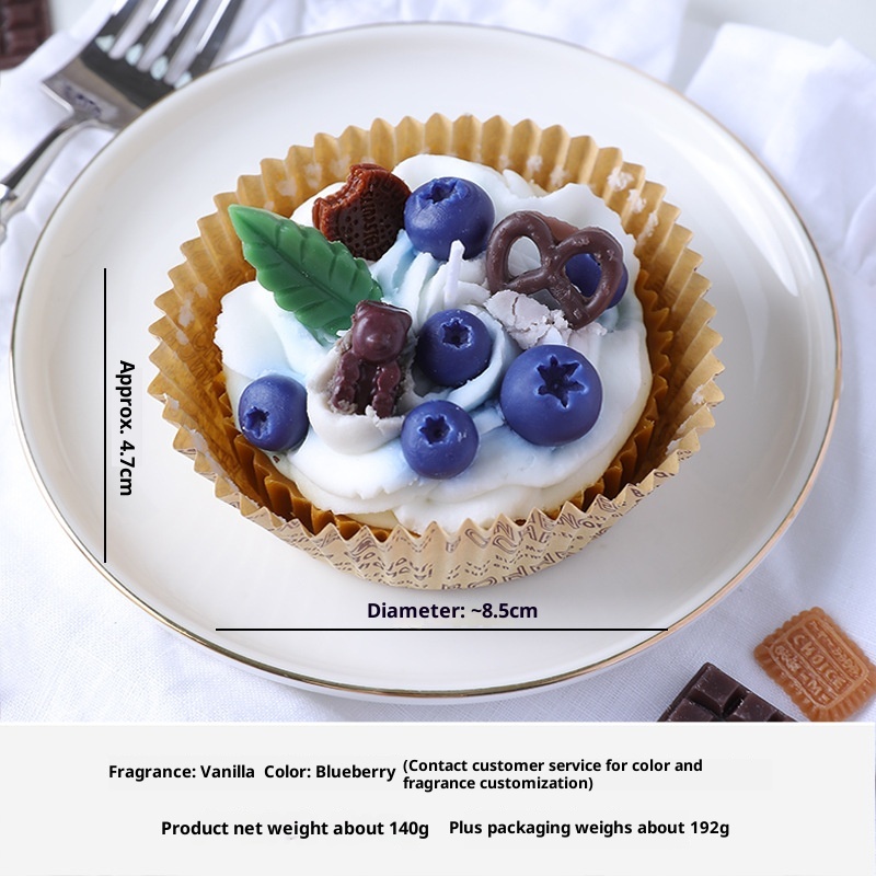 Paper cupcakes - Blueberries