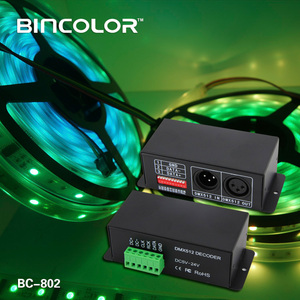 BC-802 Bincolor <strong>DMX512</strong> <strong>Decoder</strong> Support IC <strong>WS2811</strong> 2815 TM1809 TM1812 Data DMX <strong>Decoder</strong> Christmas Light <strong>Controller</strong> - Product Image 6