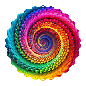 Nhà Máy Trực Tiếp 10 Inch Trong Nhà Vườn Treo Trang Trí Hay Quái Ân Kim Loại Gió <span class=keywords><strong>Spinner</strong></span> Với Tùy Chỉnh Hiện Đại Mô Hình Hỗ Trợ - Product Image 3