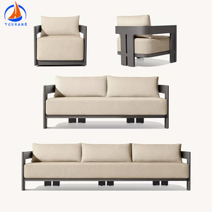 Thiết Kế Hiện Đại Tối Giản Miami Ecolene Đồ Nội Thất Ngoài Trời U Hình Dạng Cắt Sắt Ngoài Trời Vườn Sofa - Product Image 6