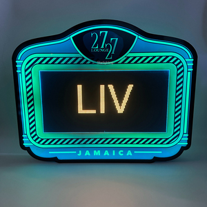 Factory Custom Scrolling LED Message Board Zeichen APP Programmier bare VIP Glorifier Anzeige Bildschirm Champagner Flasche Presenter - Product Image 5