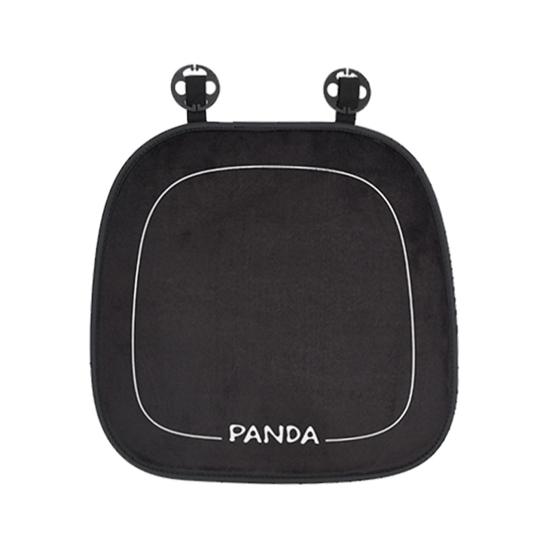 Coussins de siège panda en peluche pour la première rangée