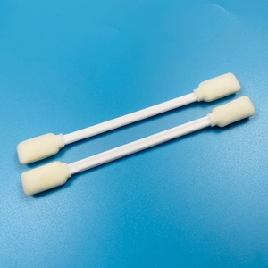 白状PPスティック長方形スポンジディテールスワブプリンタークリーニング泡スワブダブルヘッド付き - Product Image 2