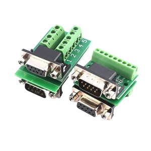DB9 lehimsiz seri Port COM adaptörü terminali RS232 fiş kabuk 422 dokuz pin delik DR9 kurulu 485 erkek ve dişi başlık - Product Image 2