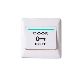 Plastic Switch Door Exit Button Pure White 86 Type Switch for Home Security Protection for <strong>Access</strong> <strong>Control</strong> <strong>System</strong> - Product Image 1