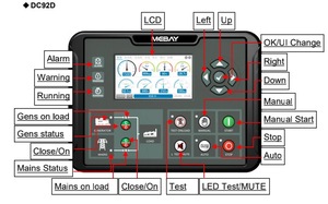Mebay nuovo Controller generatore DC90D con porta CAN 10 uscita relè 6 ingresso sensore - Product Image 2