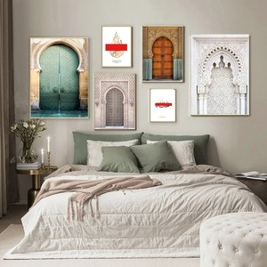 Custom Printing Unique Abstract Islamic Wall Art Muslim Calligraphy ASMAUL HUSNA <strong>99</strong> Name <strong>of</strong> <strong>Allah</strong> Canvas Paintings Wall Art - Product Image 6