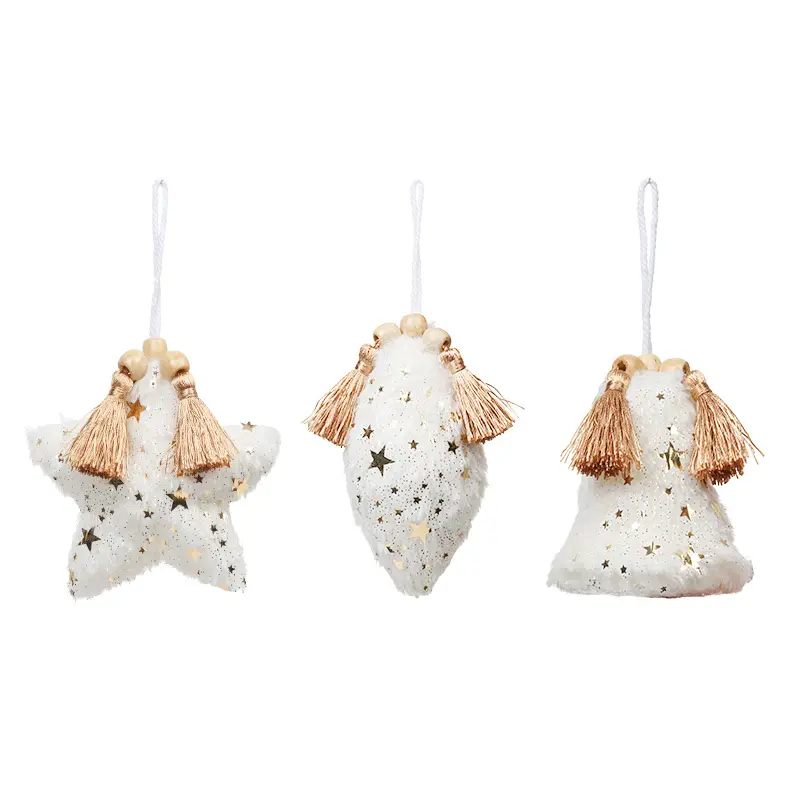 Eaglegits-adornos de bola de espuma de poliespuma, adornos de decoración con cinta, color blanco brillante, hermoso
