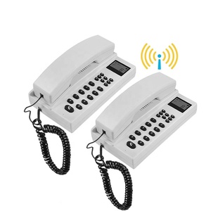 2,4 GHz 433MHz Auriculares seguros Venta al por mayor Sistema de intercomunicación de audio inalámbrico Teléfonos de escritorio para almacén Oficina Hogar - Product Image 3