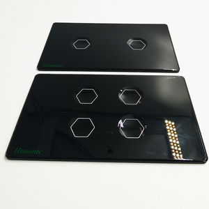 บริการตัดและขัดกระจกด้วยระบบ <span class=keywords><strong>CNC</strong></span> การพิมพ์สกรีนสำหรับปุ่มสัมผัส - Product Image 1