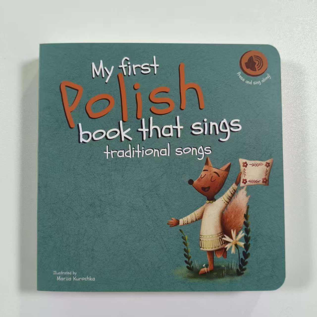 Livre sonore du bouton tactile