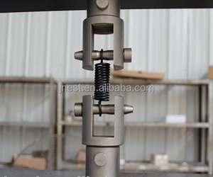เครื่องทดสอบการบีบอัดแรงดึงแบบสปริงอัตโนมัติคอมพิวเตอร์5KN 2KN 500N หนีบแบบปรับแต่งได้