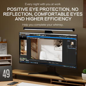LED Eye Protection <strong>USB</strong> Powered Reading LED Task Lamp RGB <strong>Computer</strong> Smart Screen Monitor Light Bar Home Office Desk Lamp Lighting - Product Image 3