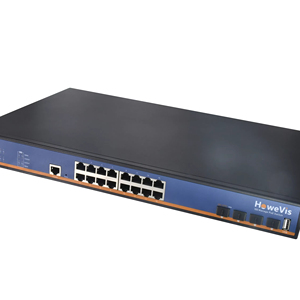 16xRJ45-Ports Gigabit-verwalteter Netzwerk-PoE-Switch IEEE802.4af/bei AC-Eingang 100-240V Smart QoS VLAN Stapelbare Funktionen Desktop-Verwendung - Product Image 1