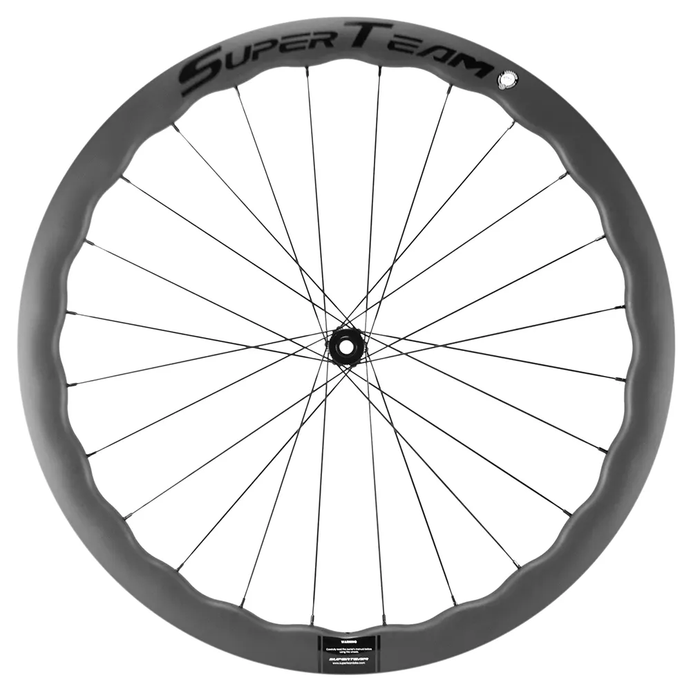 Superteam — roues de vélo en carbone Superteam, 25mm de largeur 45mm de profondeur