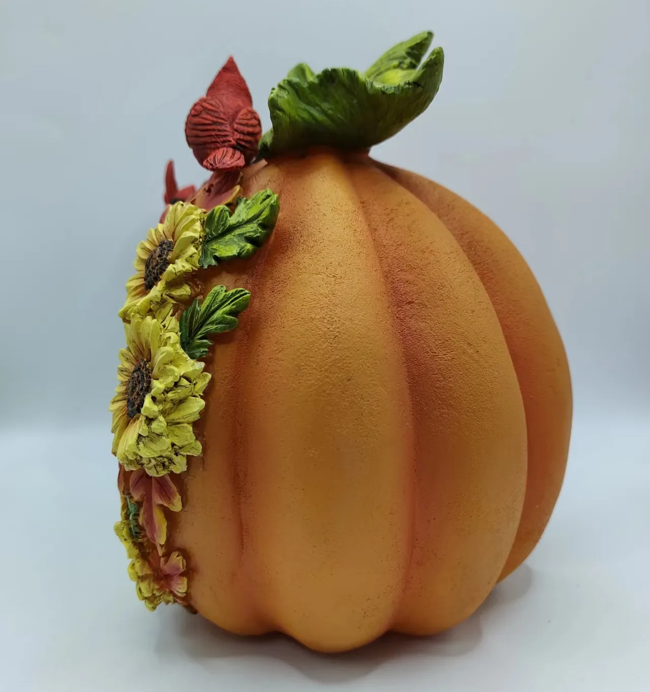 Resina artesanal Artificial Requintado Colheita Abóbora Outono Thanksgiving Figuras Decoração Artesanato Presentes