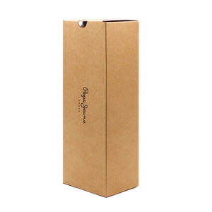 定制设计纸纸板酒盒批发可折叠葡萄酒礼品盒 - Product Image 3