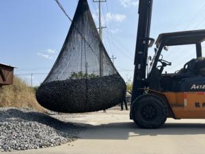 4 טון שכבות כפול 4 טון סלע רשת תיק שחור/ירוק ללא קשירת חבל בשירות החיתוך התחתון - Product Image 2