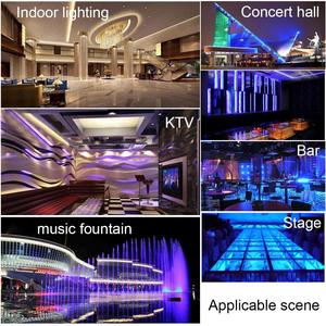 Rgb Led Controller luce 12A 24A Rf 24 tasti telecomando doppio Pcb in alluminio scocca Dc12V 24V Rf Controller Led