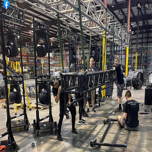 2023 Topfinger Alta qualidade Dj Concerto Evento Estágio Luzes Rigging Caixa De Alumínio Preto Iluminação Quadrado Pré Rig <span class=keywords><strong>Truss</strong></span> - Product Image 6