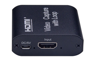 Android System Support HDMI to <strong>USB</strong> 2.0 Capture <strong>Card</strong> Supports <strong>Input</strong> up to 4K <strong>Output</strong> 1080P Loop Video Online Gaming OBS AMCAP VLC - Product Image 3