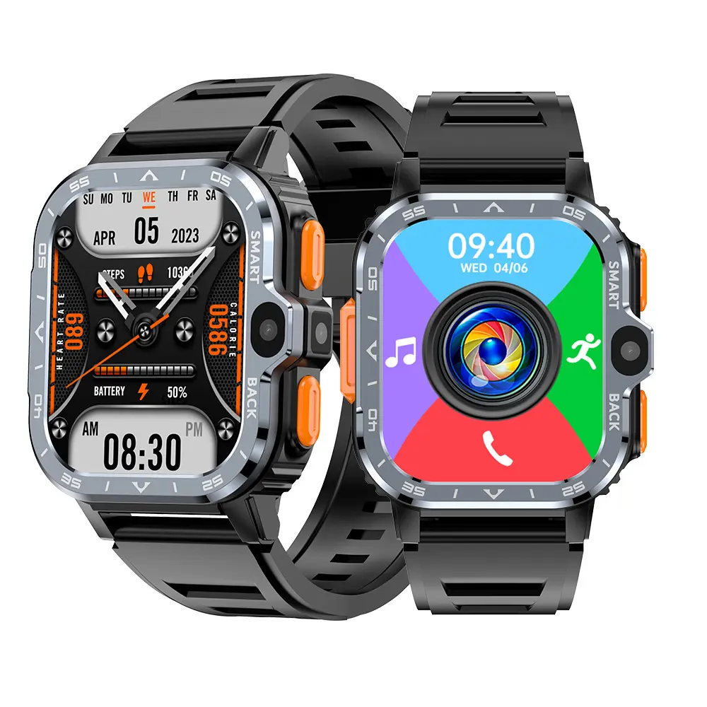 Original de fábrica SDK diseño 4GB 64GB tarjeta SIM GPS Relogio Cámara dual PGD 4G 5g Android smartwatch reloj inteligente 5g 4G PGD