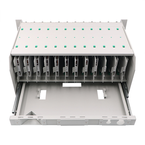 FCST03601 19&quot; Rack Mounting 3U 4U Subrack 144 Port 288 Core Plug In Eurocard <strong>Modules</strong> Fiber Optic <strong>Patch</strong> <strong>Panel</strong> For Date Center Use - Product Image 4