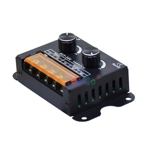 2CH * 15A PWM Dual color COB led strip controller 5V 12V 24V CCT manopola dimmer continuo single color light tape dimmer switch Iron - Product Image 1