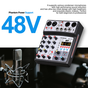 Fast Ship 5 Channel Mini Small <strong>Audio</strong> Mixer <strong>Audio</strong> Console with USB Connecting to <strong>Computer</strong>