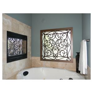 Primeiro design de janela de ferro forjado, estrutura de janela de aço simples de soldagem