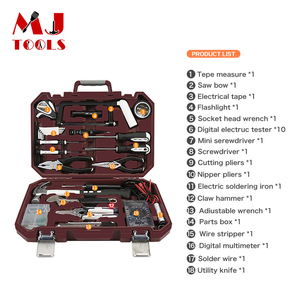 Fabrika doğrudan yüksek kaliteli lehim demir ev tipi el aleti kutusu kiti donanım araçları - Product Image 2