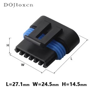 6 Pin Delphi Conector Impermeável Automotivo Masculino Feminino Eletrônico Acelerador Pedal Plug Conectores 12066317