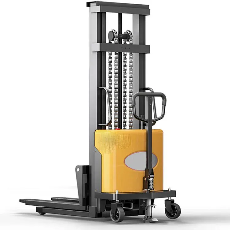 Brand New CDD15 1500kg 1.5 ton Mini Lifter Stacker Electric Hand Forklift for cheap sale