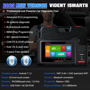 NEUES VIDENT ISMART810 Auto-Diagnosegerät BT-Scanner aktiver Test ECU Codierung Schlüsselprogrammierung 40 Einstellungen mit DoIP & CAN FD - Product Image 3