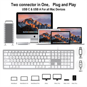 Custom <strong>Layout</strong> Quite Click 2.4G Full <strong>Size</strong> Ultra-thin Computer Office PC Slim Wireless Scissors Silent <strong>Keyboard</strong> for MAC Laptop - Product Image 6