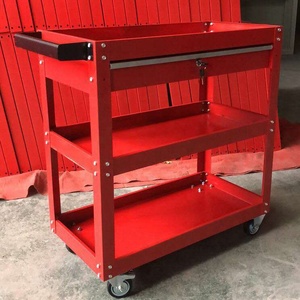 来样定做工厂3层重型滚动工具箱柜箱储物工具套装箱式工具车带轮子