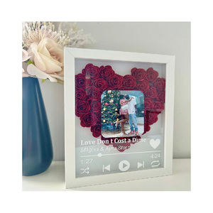 Khung ảnh hộp bóng trái tim,, bài hát đám cưới, quà tặng cho cặp vợ chồng, - Product Image 2