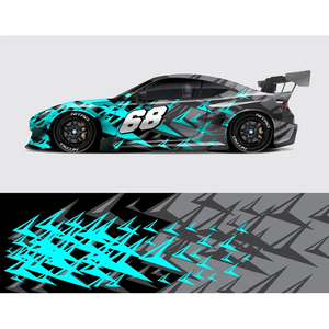 Modern Design Full Wrap Racing Car Sticker Decorative Cut Body Vinyl Wrap Protective Graphic <strong>Decal</strong> with <strong>Red</strong> Color Modern Style - Product Image 5