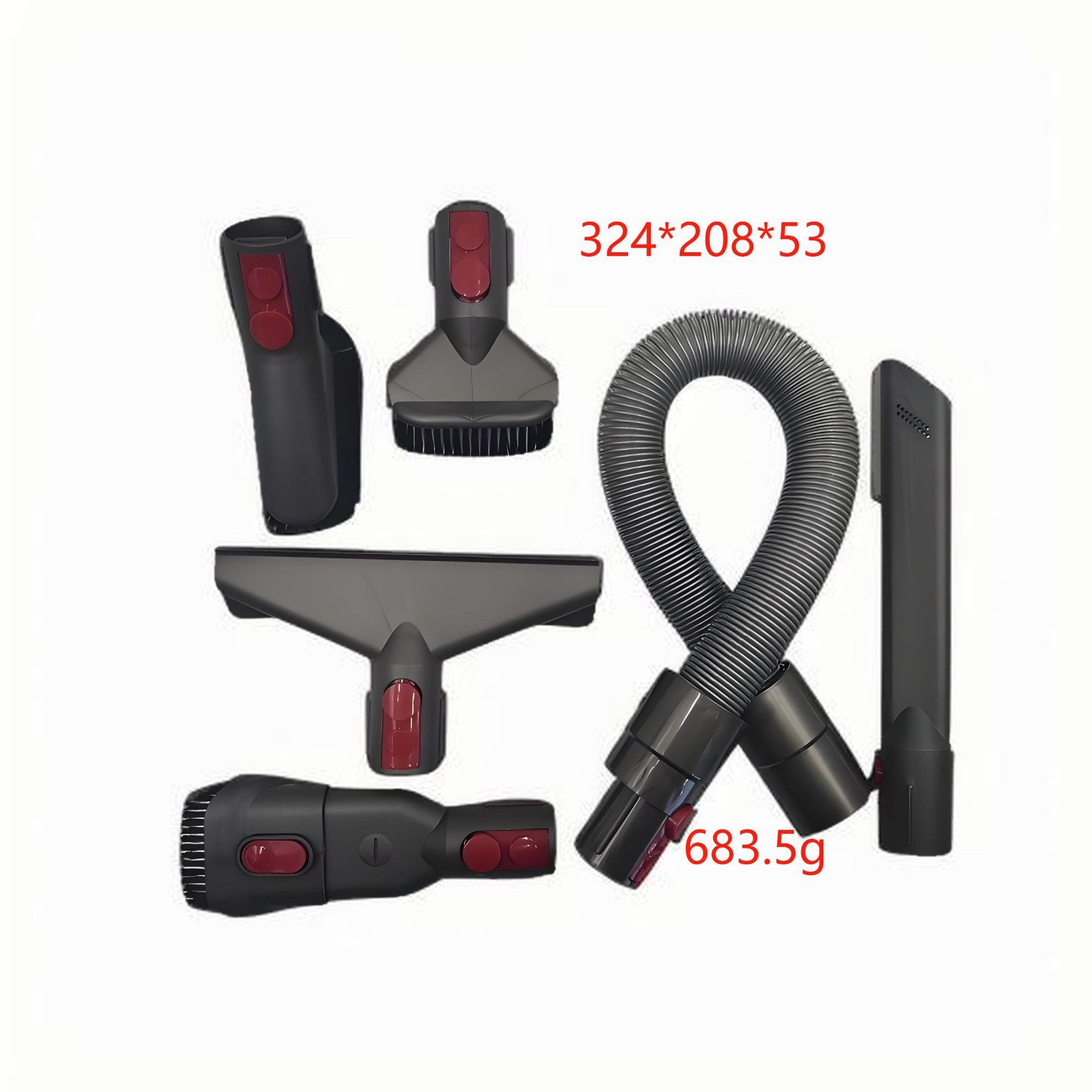 Ensemble de têtes de brosse 6 pièces (en sachet)