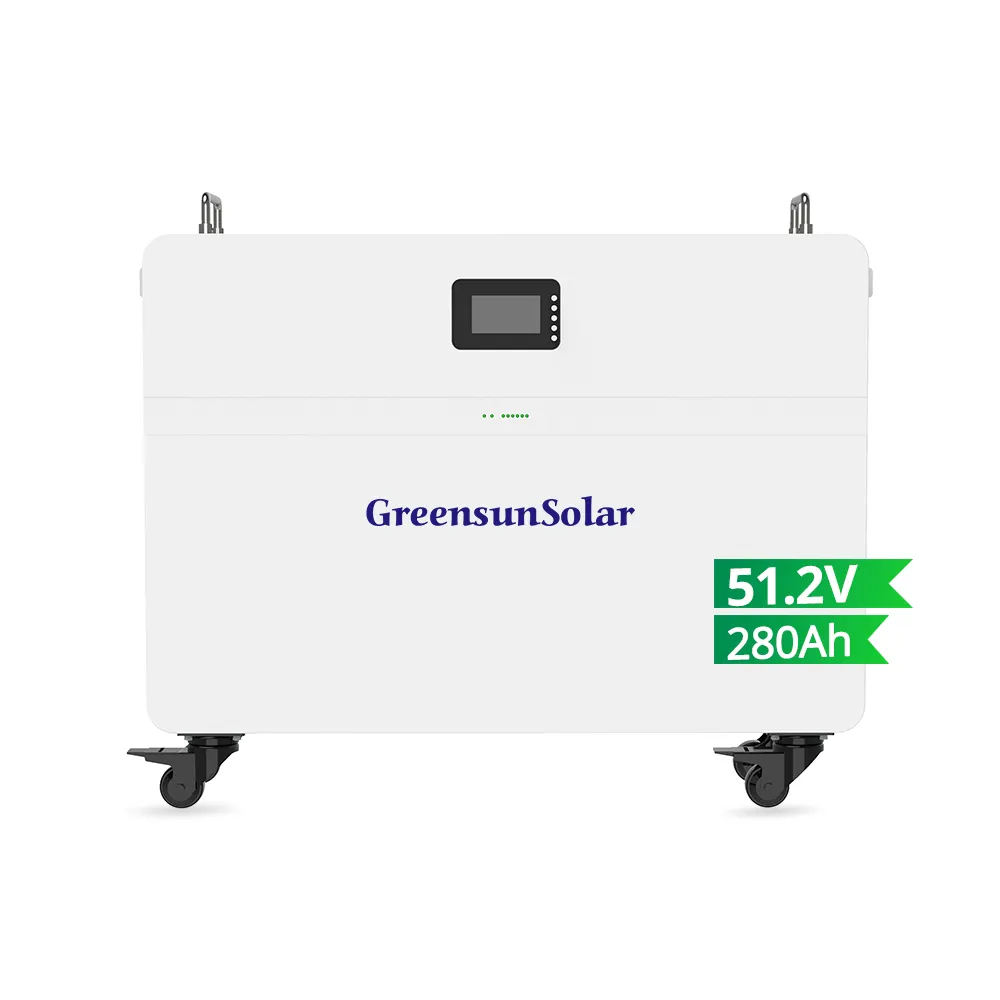 Greensun 15KWH DC 가정용 태양 에너지 시스템 휴대용 대기 모바일 전력 고전압 리튬 이온 배터리