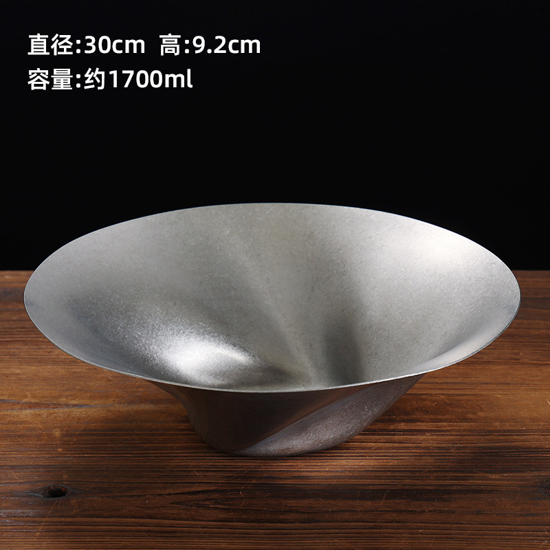 30cm Multi-purpose Decorative Plate (Round) (Snowflake Sand)