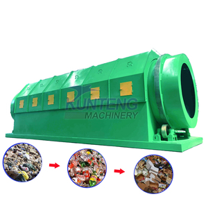 Maquinaria de tratamiento de residuos, pantalla trommel, separación de residuos mediante un sistema de clasificación automatizado, máquina clasificadora de basura para residuos - Product Image 1